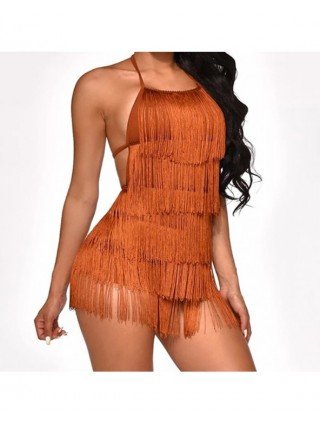 Seksuali apranga-Naktinukai-Tobinoone Tassel Summer Dresses