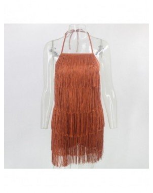 Seksuali apranga-Naktinukai-Tobinoone Tassel Summer Dresses