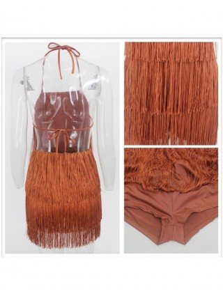 Seksuali apranga-Naktinukai-Tobinoone Tassel Summer Dresses
