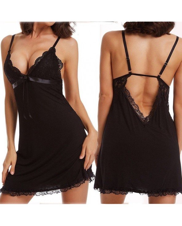 Seksuali apranga-Naktinukai-Sexy Sleeveless Sleepwear Women's