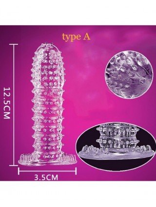 Vibratoriai, Dildo-Įvairūs-5Pcs daugkartinio naudojimo prezervatyvai Vyrų varpos prailginimo