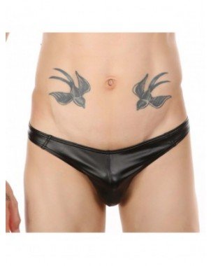 Seksuali apranga-Vyrams-CLEVER-MENMODE odos imitacijos stringai Vyrams seksualus apatinis