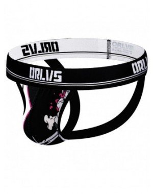 Seksuali apranga-Vyrams-ORLVS Vyriškos seksualios trumpikės Jockstrap Slip Thongs Homme Srting
