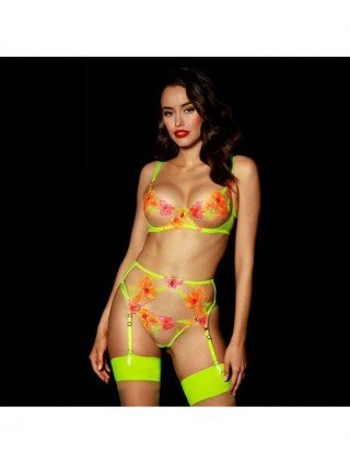 Seksuali apranga-Apatinis trikotažas-Woman Sexy Embroidered Bra