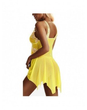 Seksuali apranga-Chalatai-Women Sexy Pajamas Front Button Sexy