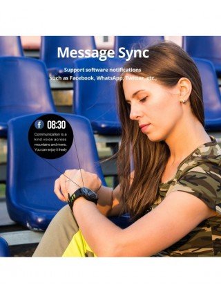Išmanioji elektronika-Išmanieji laikrodžiai-SENBONO 2023 Smart Watch Vandeniui atsparus sporto