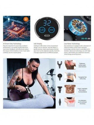 Health Care-Massage & Relaxation-Massage Gun 32 Speed Deep
