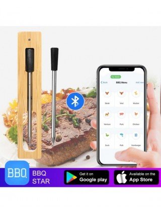 Virtuvė-Kepiniai-Išmanusis BBQ termometras "Bluetooth" skaitmeninis nuotolinis temperatūros