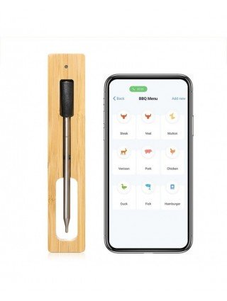 Kitchen-Bakeware-Intelligent BBQ Thermometer Bluetooth Digital
