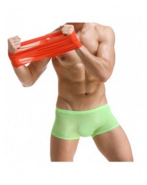 Seksuali apranga-Vyrams-Mens Sexy Underwear Ice Silk Boxers