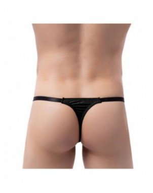 Seksuali apranga-Vyrams-Underwear Sexy Thongs Metal Buckle