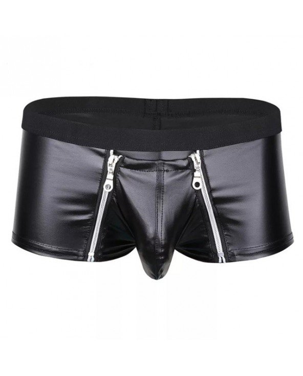 Seksuali apranga-Vyrams-Mens Sexy Leather Lingerie Open Crotch Seksuali apranga-Vyrams-Mens Sexy Leather Lingerie Open Crotch