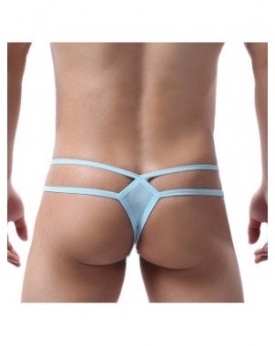 Seksuali apranga-Vyrams-Ice Silk Men Sexy Thongs Underwear Men