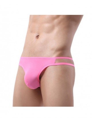Seksuali apranga-Vyrams-Ice Silk Men Sexy Thongs Underwear Men
