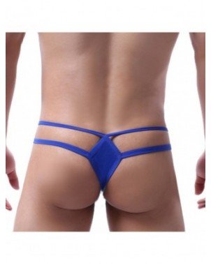 Seksuali apranga-Vyrams-Ice Silk Men Sexy Thongs Underwear Men