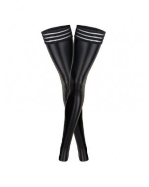 Seksuali apranga-Kojinės-Sexy Women PU Leather Stockings Over