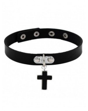 BDSM-Antkakliai-Gothic Choker Necklaces Women Girls Rivet