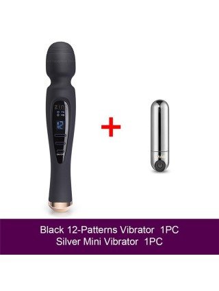 Vibratoriai, Dildo-Išmanieji-Vibratoriai moterims Dildo Magic Wand Vibrator Massager Sekso