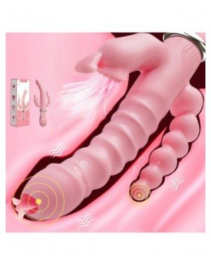 Vibratoriai, Dildo-Dvigubi – klitoriniai-Rabbit G Spot Dildo