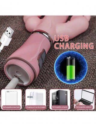 Vibratoriai, Dildo-Dvigubi – klitoriniai-Rabbit G Spot Dildo