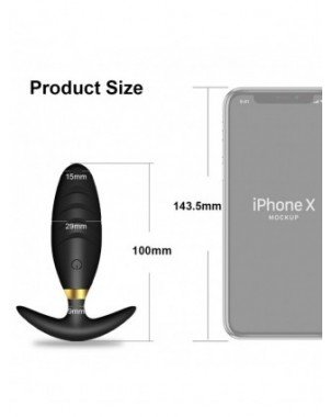 Vibratoriai, Dildo-Išmanieji-Remote Control Anal Plug Bead