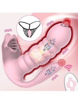 Vibratoriai, Dildo-Dvigubi – klitoriniai-9 Mode Anal Vagina