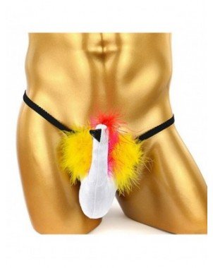 Seksuali apranga-Vyrams-Seksualūs trumpi stringai Juokingi naktinio klubo scenos mados apatiniai