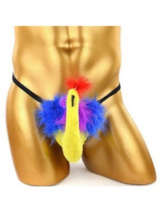 Seksuali apranga-Vyrams-Seksualūs trumpi stringai Juokingi naktinio klubo scenos mados apatiniai