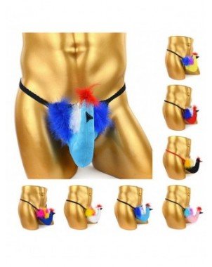 Seksuali apranga-Vyrams-Seksualūs trumpi stringai Juokingi naktinio klubo scenos mados apatiniai