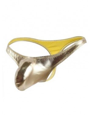 Seksuali apranga-Vyrams-Men Thong Sexy Stripe Cotton Underwear