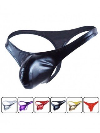 Seksuali apranga-Vyrams-Men Thong Sexy Stripe Cotton Underwear