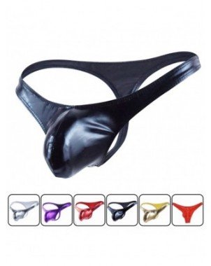 Seksuali apranga-Vyrams-Men Thong Sexy Stripe Cotton Underwear