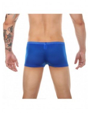 Prekės suaugusiems 18+-Seksuali apranga-Vyrams apatiniai drabužiai Boxer Sexy Sheer apatinės