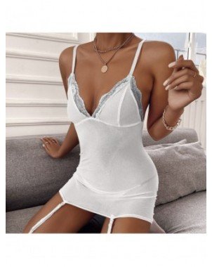 Seksuali apranga-Apatinis trikotažas-Sexy Lace nightdress
