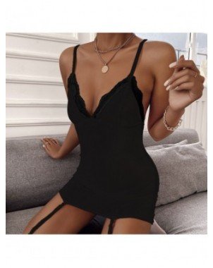 Seksuali apranga-Apatinis trikotažas-Sexy Lace nightdress