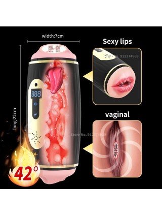 Masturbaciniai, Pompos-Mechaniniai - elektroniniai-Naujas vyrų masturbacijos puodelis Oralinė
