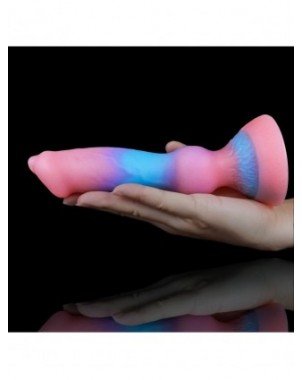 Vibratoriai, Dildo-Tikroviški-Super soft Luminous Penis Dildo