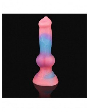 Vibratoriai, Dildo-Tikroviški-Super soft Luminous Penis Dildo