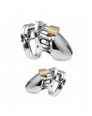 BDSM-Įvairūs-40/45/50mm Male Chastity Device Cock Cage Dildo