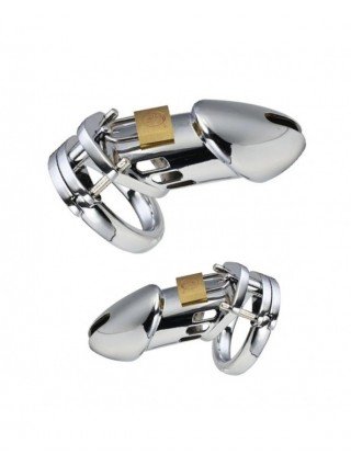 BDSM-Įvairūs-40/45/50mm Male Chastity Device Cock Cage Dildo