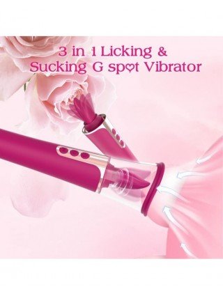 Vibratoriai, Dildo-Dvigubi – klitoriniai-Minkštas liežuvio laižymo vibratorius moterims G