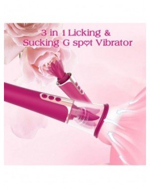 Vibratoriai, Dildo-Dvigubi – klitoriniai-Minkštas liežuvio laižymo vibratorius moterims G