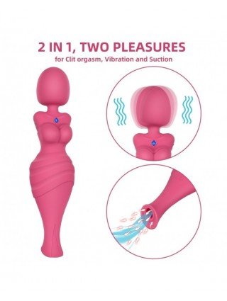 Vibratoriai, Dildo-Pulsatoriai-"Vasana 2 in 1 Goddess" galingi "Av" vibratoriai "Wand Clit