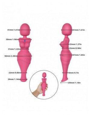 Vibratoriai, Dildo-Pulsatoriai-"Vasana 2 in 1 Goddess" galingi "Av" vibratoriai "Wand Clit