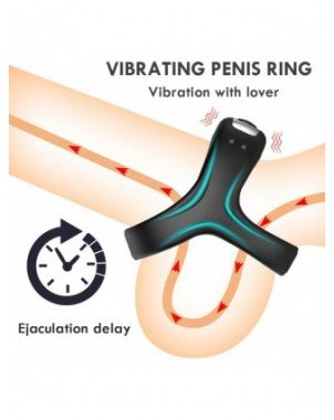 Masturbaciniai, Pompos-Penio žiedai-Vibrator Cock Ring Delay