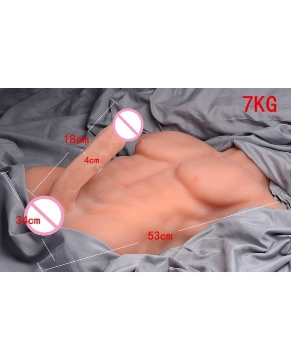 Sekso lėlės-Tikroviškos-Silicone Male Body Sex Doll Big Long Sekso lėlės-Tikroviškos-Silicone Male Body Sex Doll Big Long