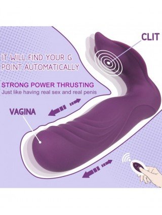 Vibratoriai, Dildo-Dvigubi – klitoriniai-Vasana Thrusting Dildo