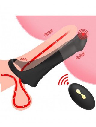 Masturbaciniai, Pompos-Penio žiedai-Double Penetration Vibrator