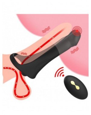 Masturbaciniai, Pompos-Penio žiedai-Double Penetration Vibrator