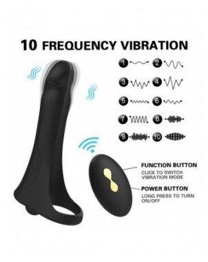 Masturbaciniai, Pompos-Penio žiedai-Double Penetration Vibrator